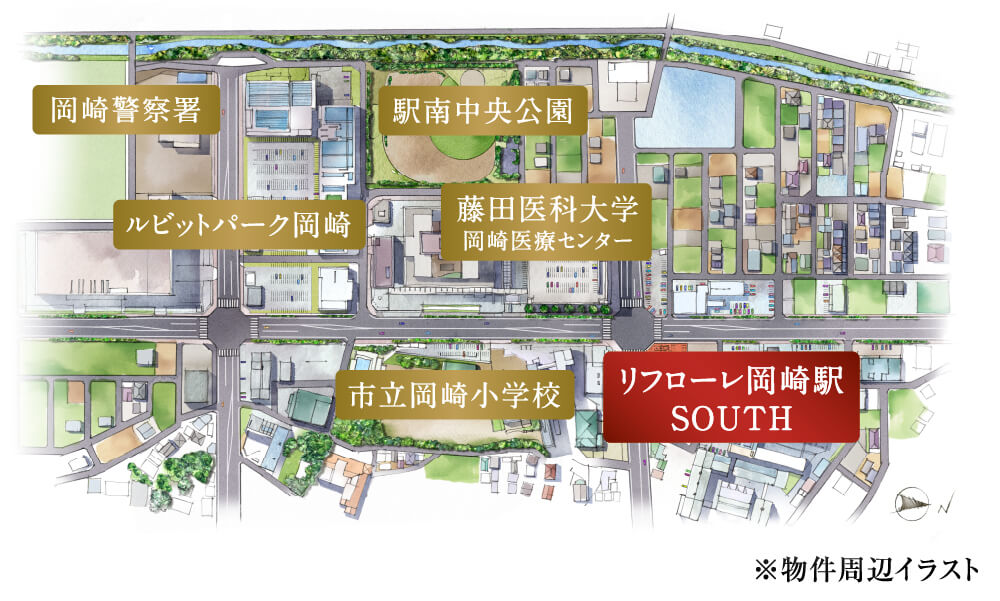 ※物件周辺イラスト